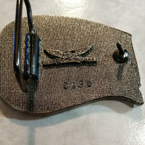 LAST ONE  EMT Emergency Medical Technician Vintage 1990’s Blue Tone Belt Buckle - Picture 5 of 8